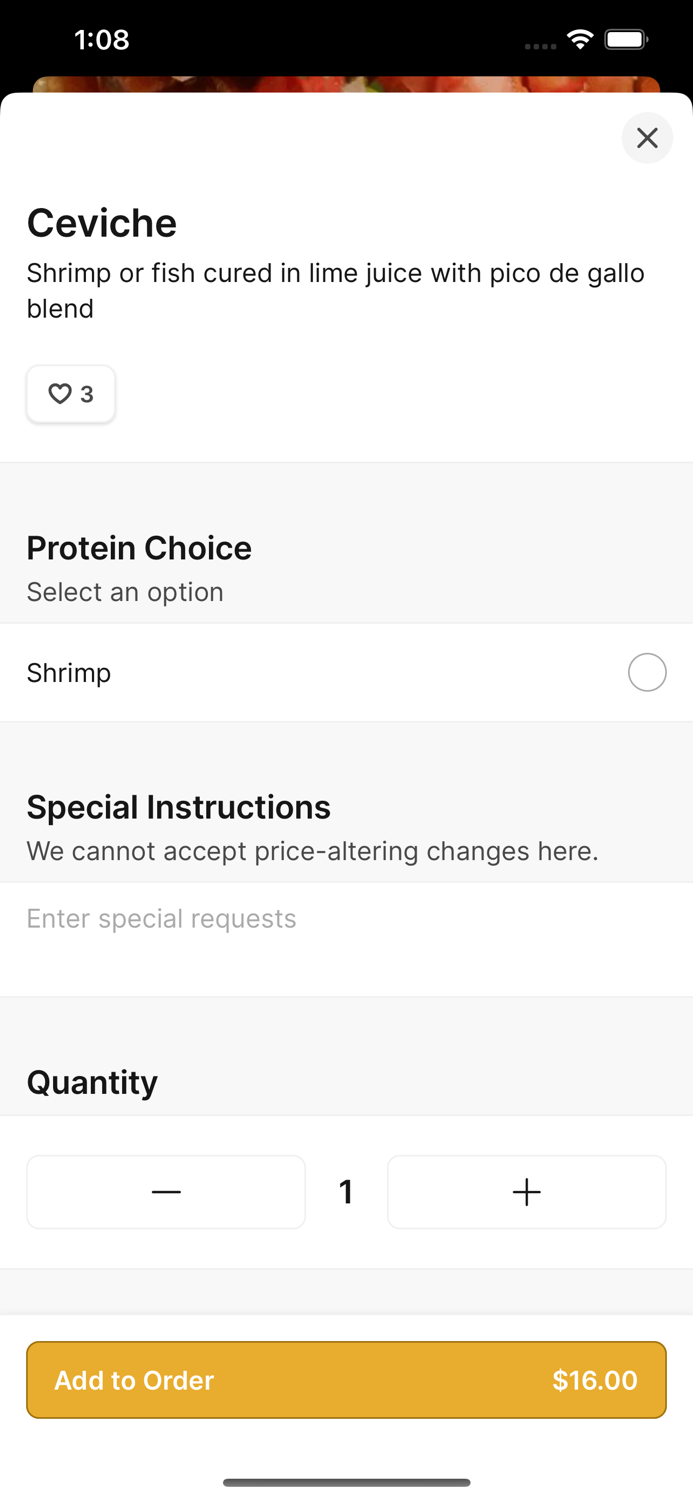 One Taco Dos Tequilas