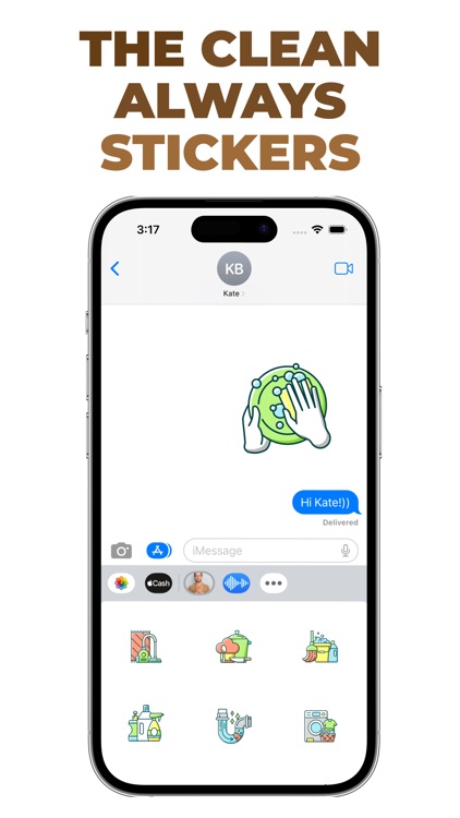 The Always Clean stickers