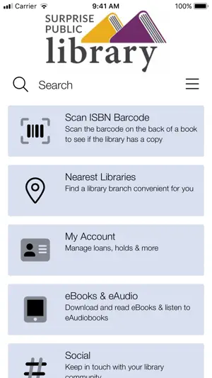 Surprise Public Library screenshot 1