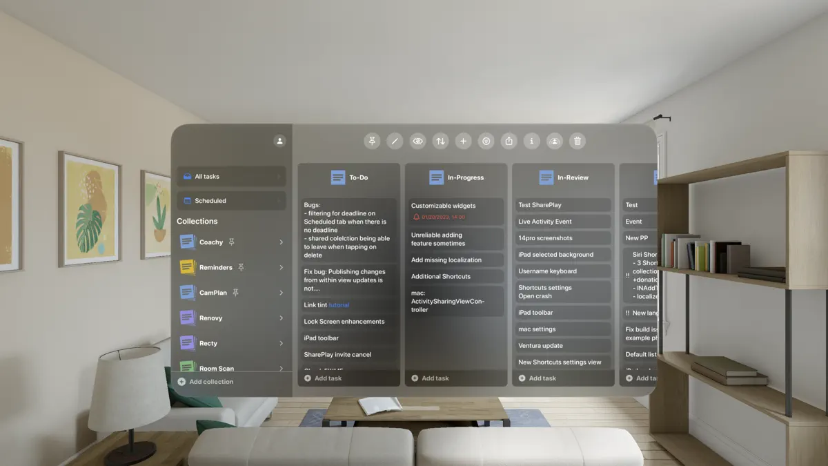 Kanban Board - Reality Tasks screenshot 1
