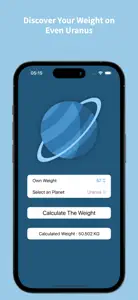 PlanetWeight screenshot #4 for iPhone