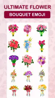 ultimate flower bouquet emoji iphone screenshot 2