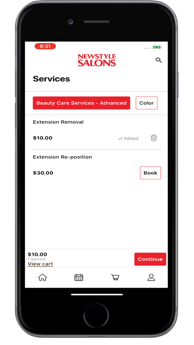 NewStyle Salons Screenshot
