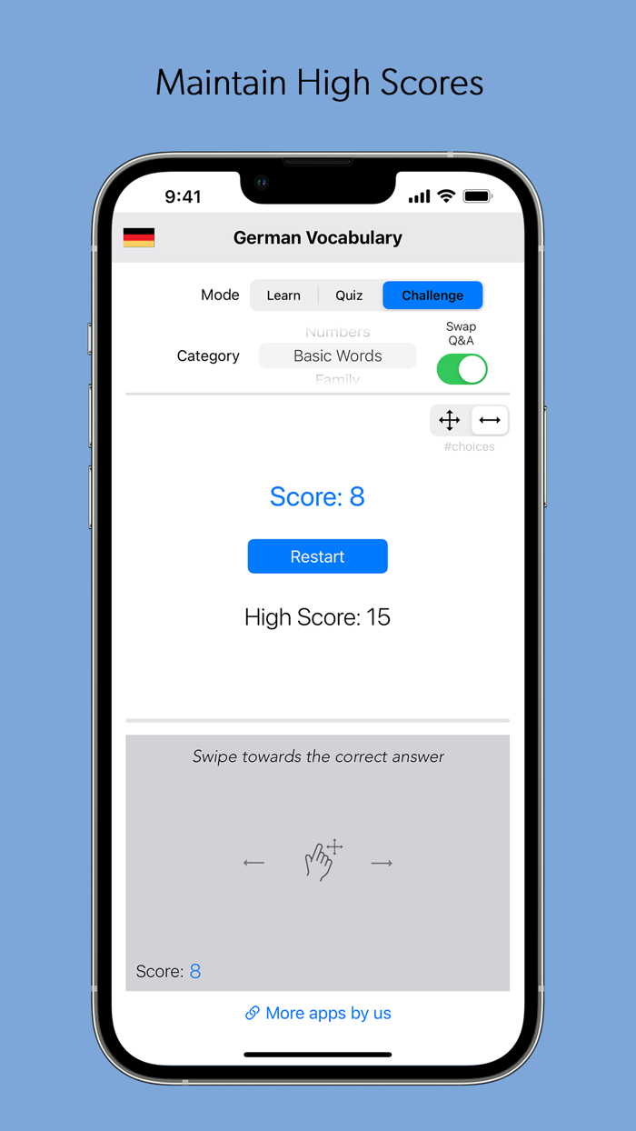 Learn - German Vocabulary
