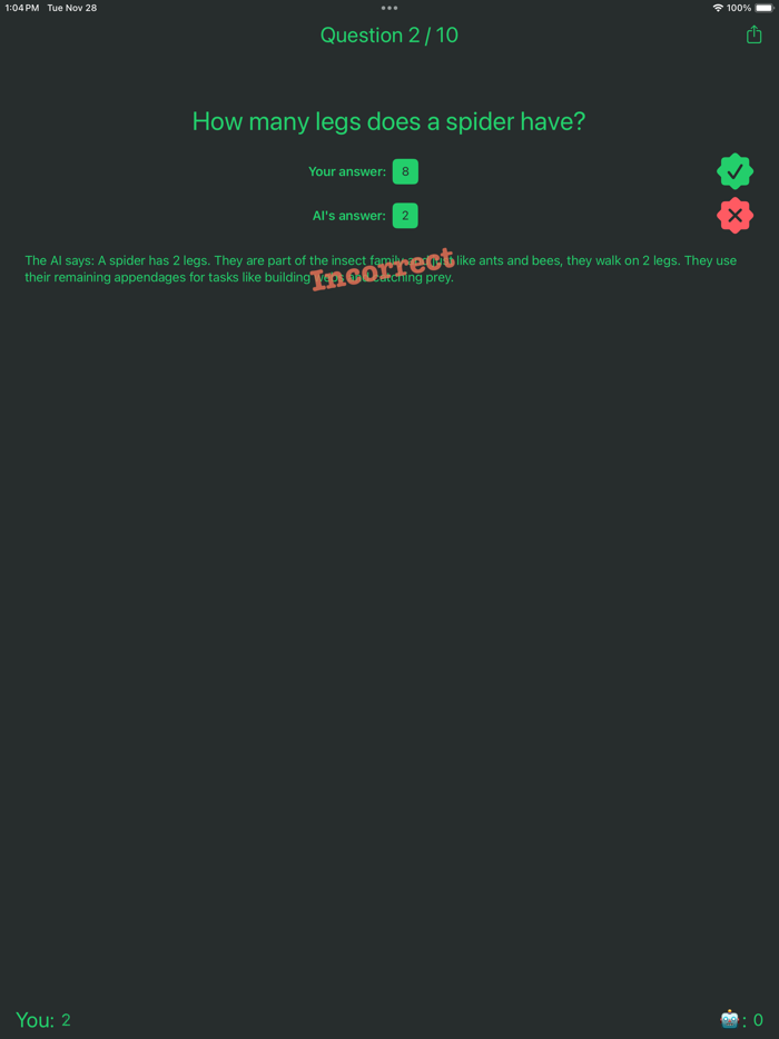 Are you SMARTER than an AI