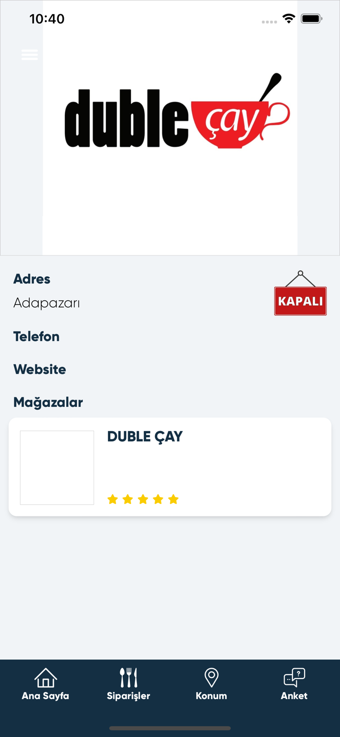 Duble Cay Adapazarı