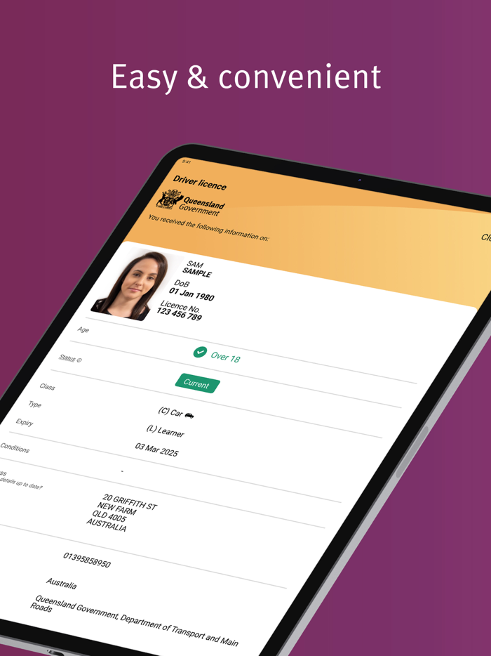 Verifier for Digital Licence
