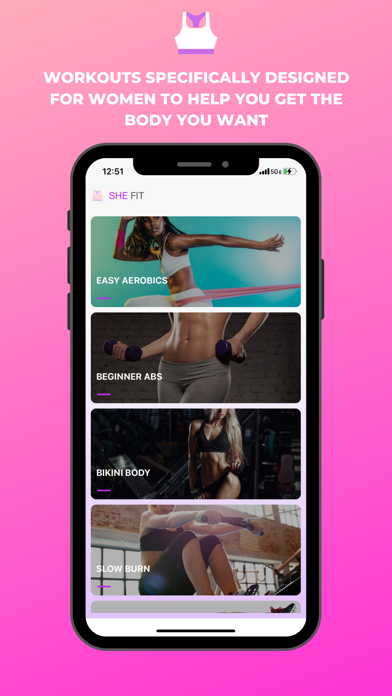 Women's Fitness - She Fit Screenshot