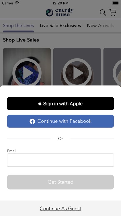 Energy Muse Live Sales