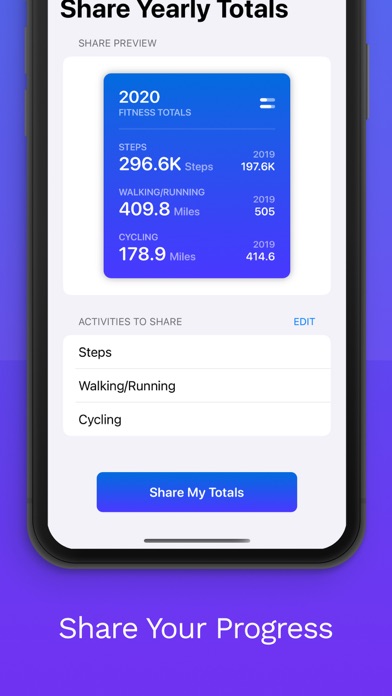 Fitness Totals Screenshot