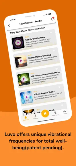 Game screenshot Luvo Calming Guided Meditation apk