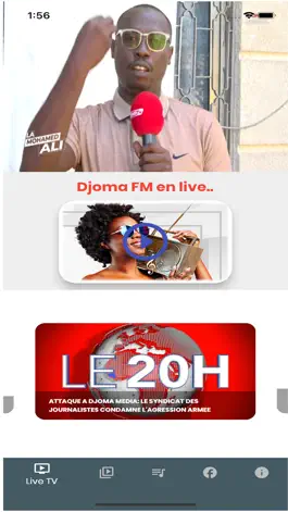 Game screenshot DJOMA FM ET TV apk