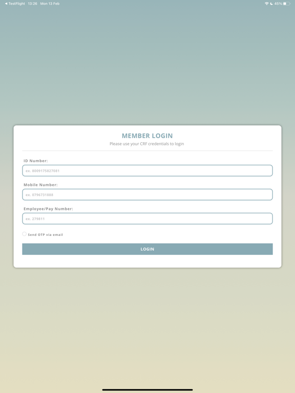 App screenshot