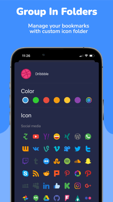 Bookmark Manager: Bookmarkify Screenshot