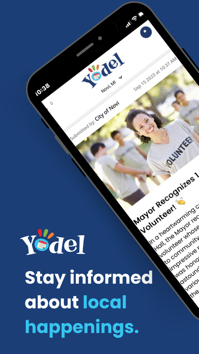 Yodel Event Calendar Screenshot