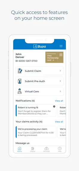 Game screenshot Bupa Global MembersWorld apk