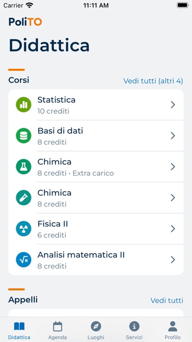 PoliTO Students Screenshot