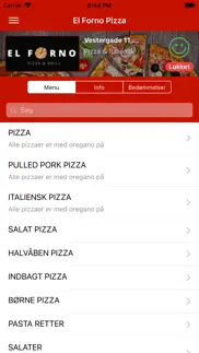 el forno pizza iphone screenshot 1