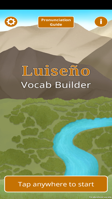 Rincon Luiseño Vocab Builder Screenshot
