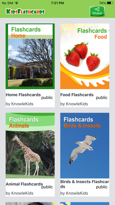 KnowleKids Flashcards Screenshot