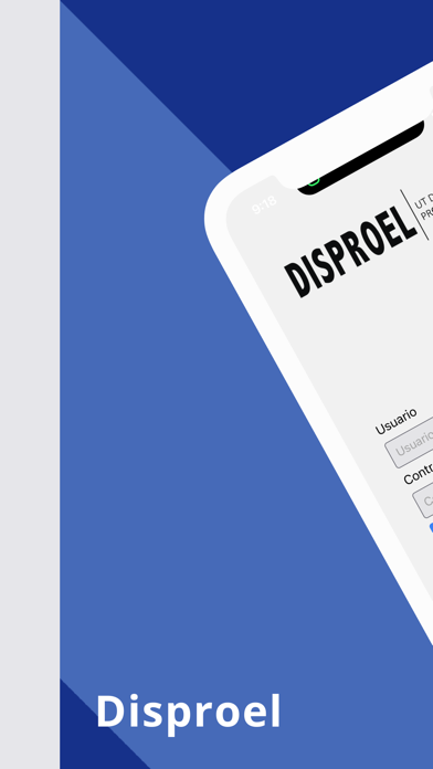 DISPROEL APP CONTROL Screenshot