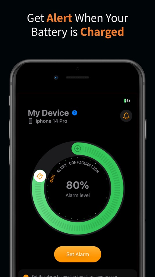 #1. BatteryFull + (Alarm) (iOS) Podle: Teokoul