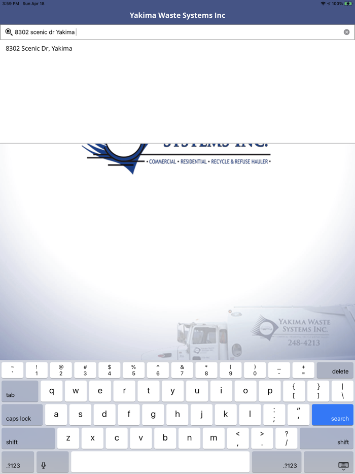 Yakima Waste Systems Inc