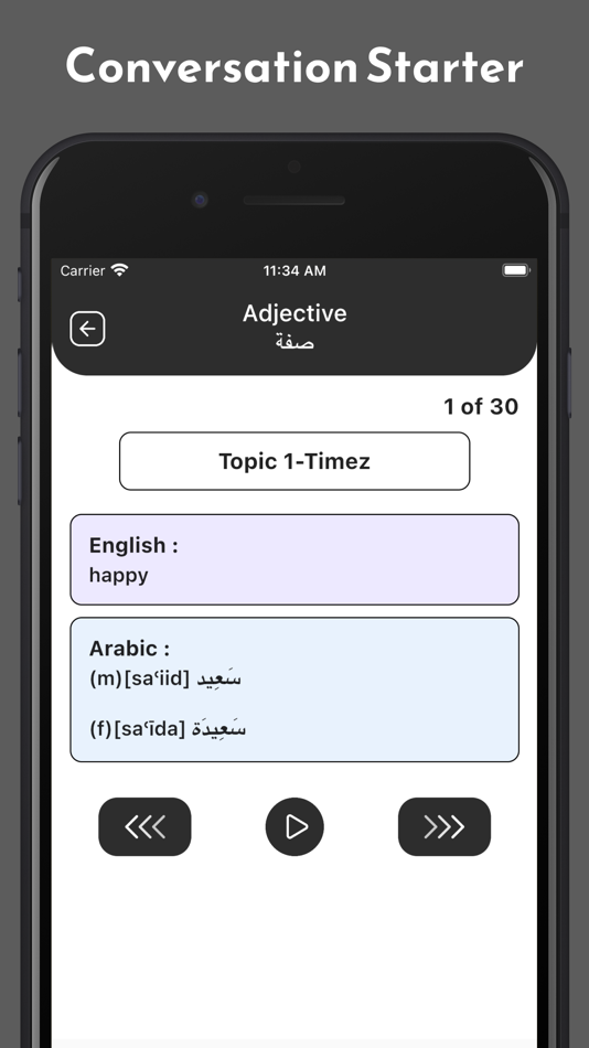 #5. Arabic Learn for Beginners (iOS) Podle: Kantaben Gorasiya