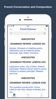 french grammar and vocabulary iphone screenshot 2
