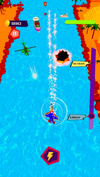 飛行機 シューター 戦争 攻撃 ゲームのおすすめ画像3