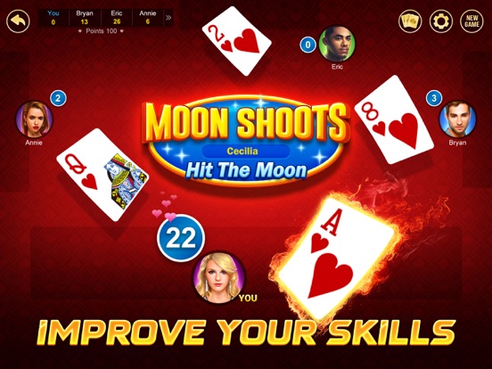 Hearts: Classic Card Game iPad screenshot 4 - Games app