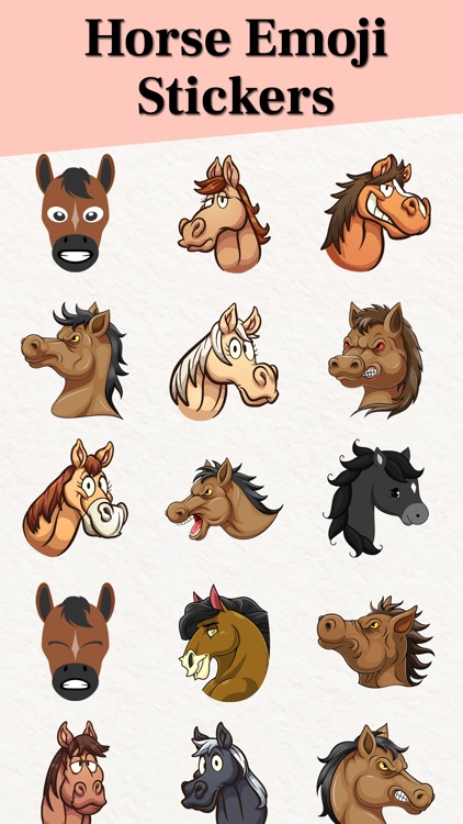 Horse Emojis for iMessage screenshot-4