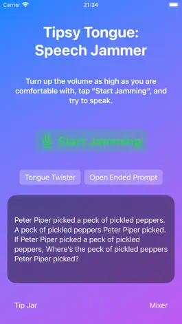 Game screenshot Tipsy Tongue: Speech Jammer mod apk