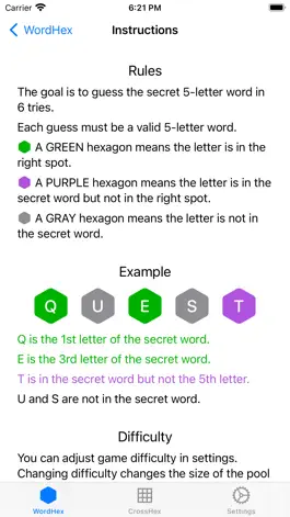 Game screenshot WordHex: 1 Secret, 6 Guesses mod apk