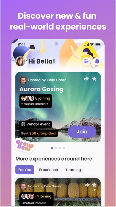 Moment: Lifestyle app Screenshot