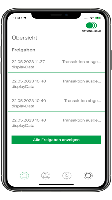 NATIONAL-BANK appTAN Screenshot