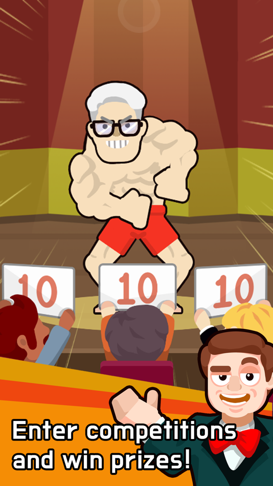 #3. Idle Bodybuilder Manager (iOS) Podle: PLAYHARD