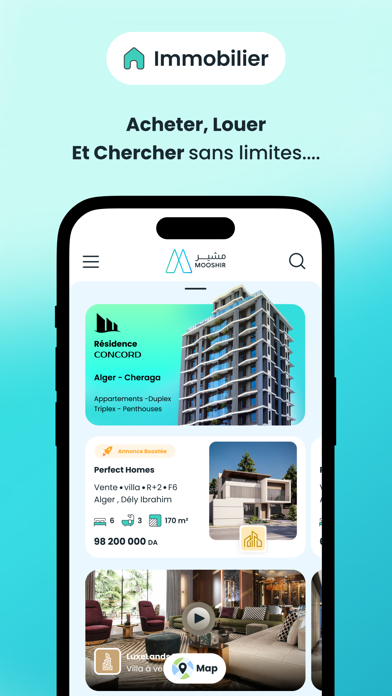 Mooshir: immobilier & services Screenshot