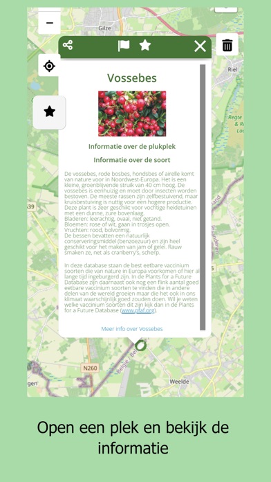 Wildplukwijzer Screenshot