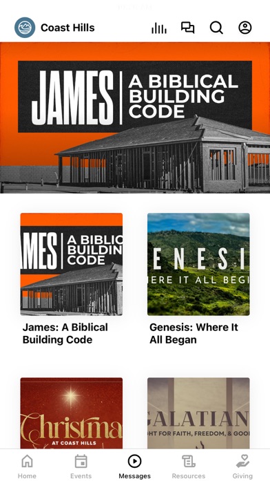 Coast Hills Church Screenshot
