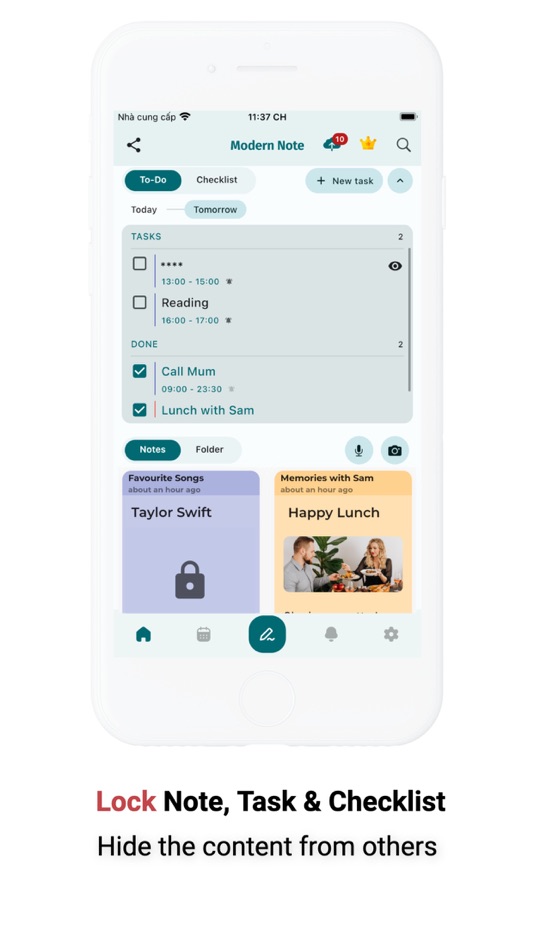 #3. Note, Voice Notes, Todo Widget (iOS) 由: AmazinPro