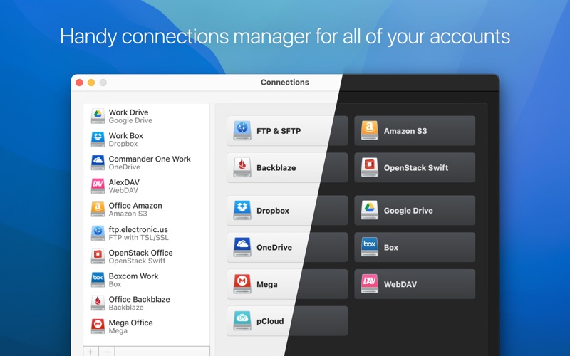 CloudMounter: Cloud Manager Screenshot