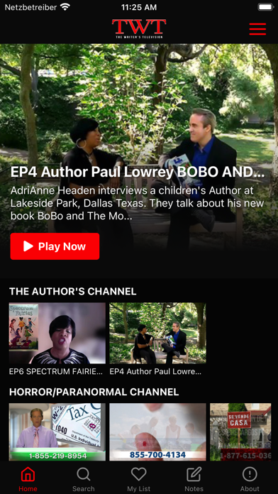 The Writers Television Screenshot