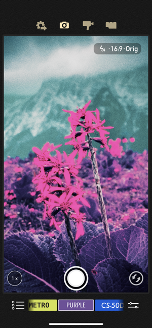 ‎Captura de tela da câmera vintage de 8 mm