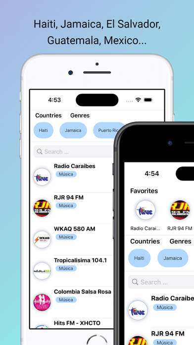 Screenshot #1 pour Latino Radios - Live Radio FM