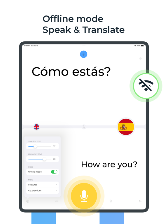 Translate Me - Translator iPad screenshot 2 - Productivity app