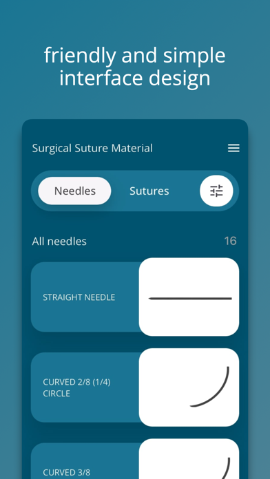 Surgical Suture Material Screenshot