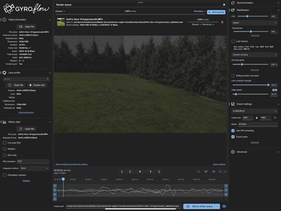 Screenshot #5 pour Gyroflow