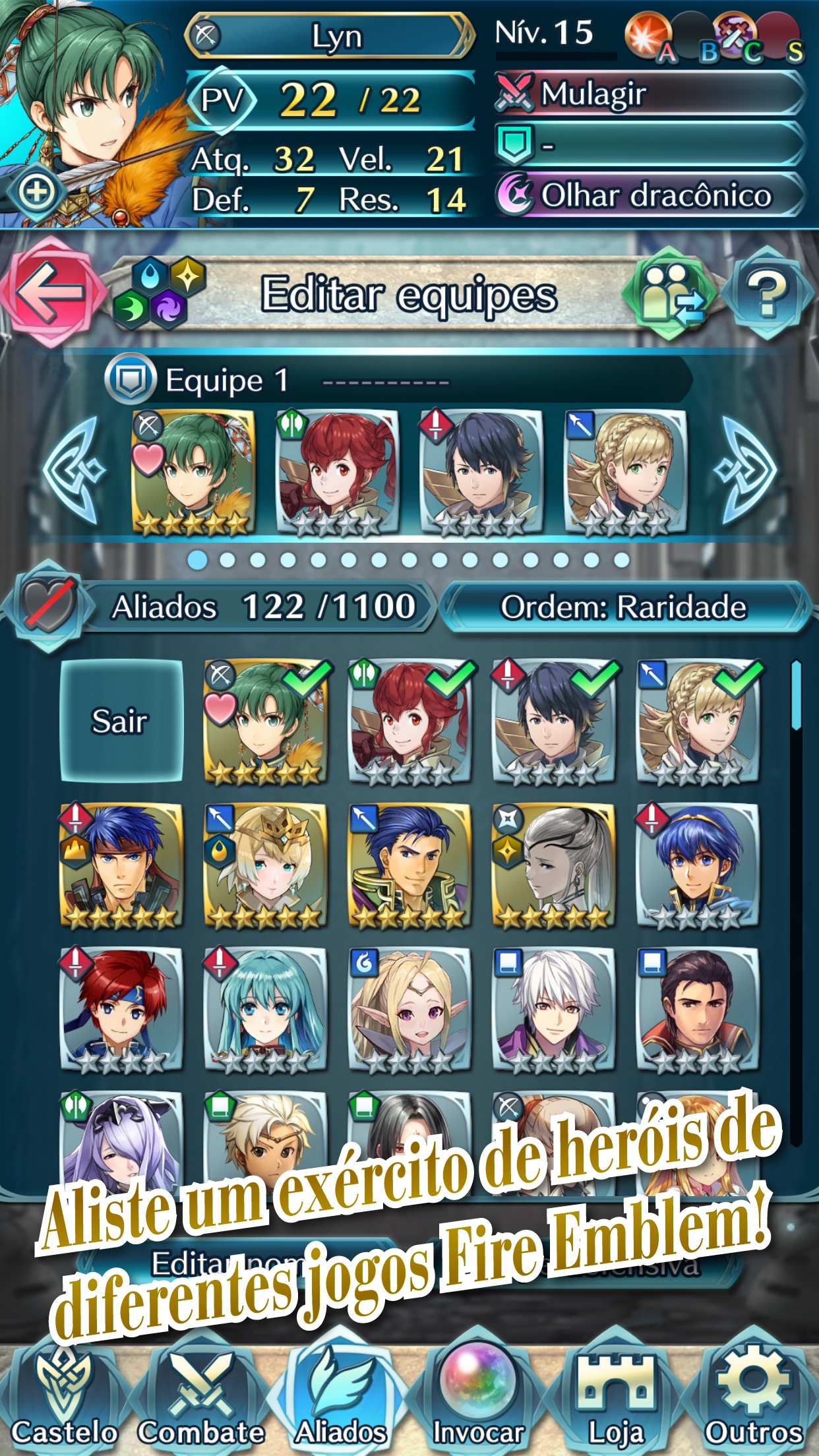 Screenshot do app Fire Emblem Heroes