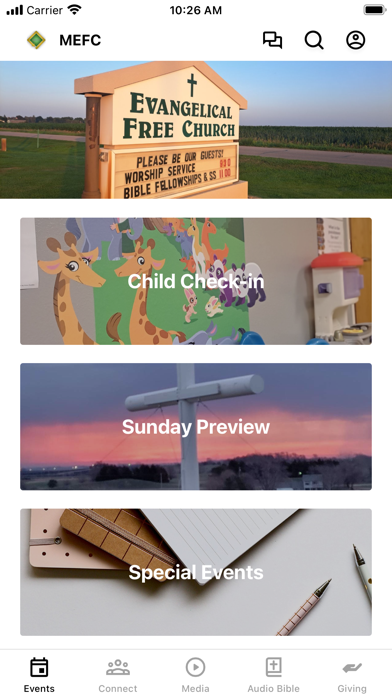 Minden Evangelical Screenshot